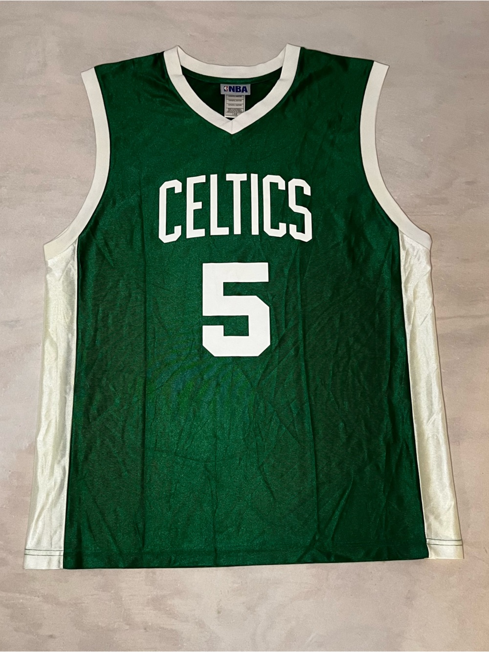 Vintage NBA Boston Celtics Kevin Garnett #5 Jersey Size Large Green L